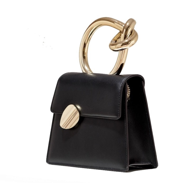 Trendy black online bags