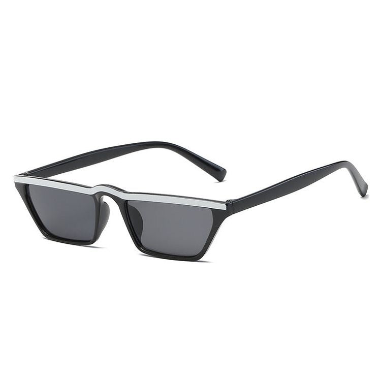 black shades with white top frames edgy sunglasses edgability