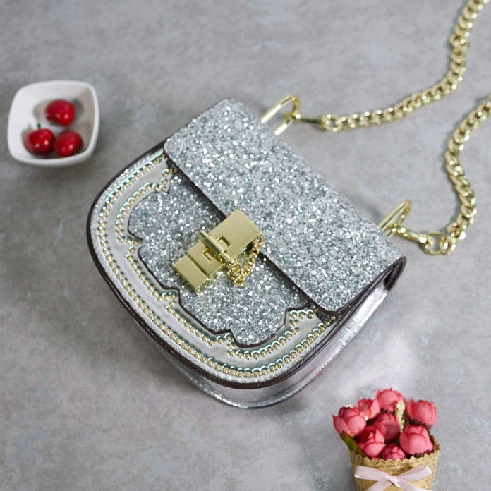 Silver discount sparkle bag