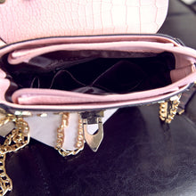 studded bag croc skin bag edgability inside view